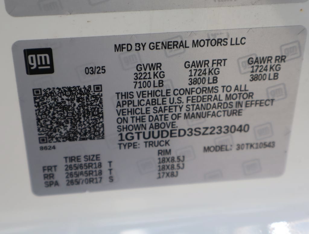 2025 GMC Sierra 1500 SLT