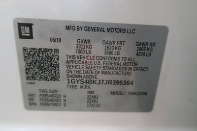 2018 Cadillac Escalade 4WD 4dr Luxury