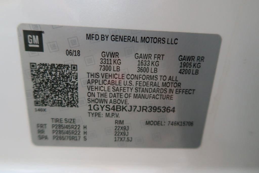 2018 Cadillac Escalade 4WD 4dr Luxury