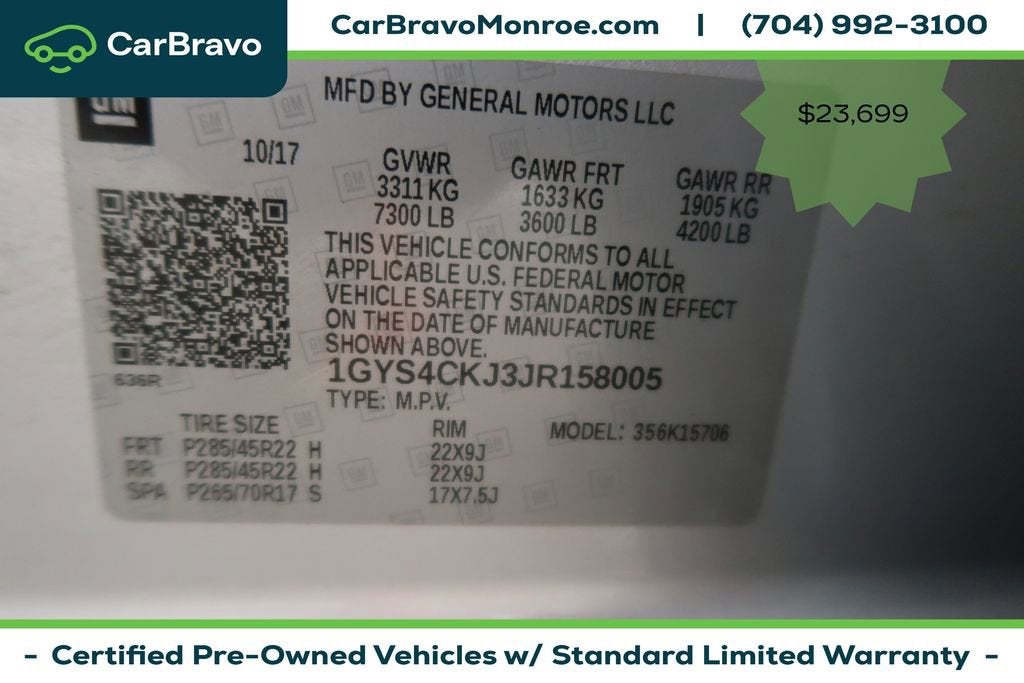 2018 Cadillac Escalade 4WD 4dr Premium Luxury