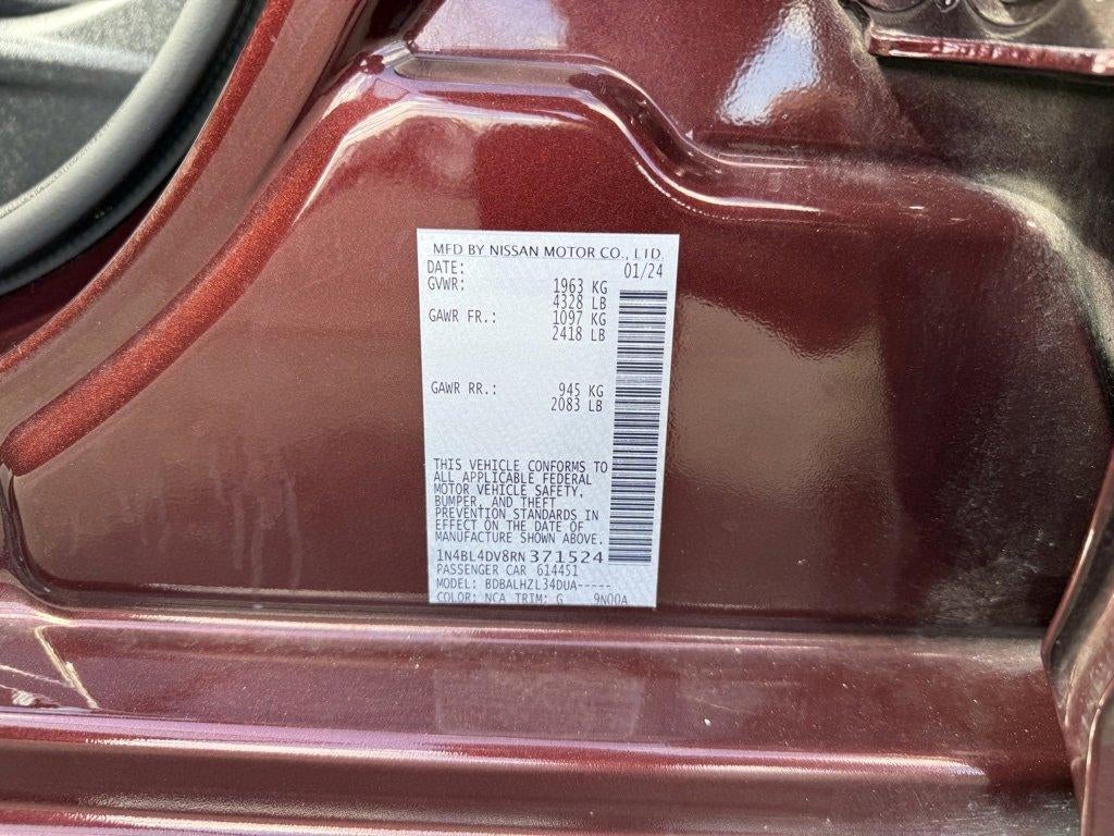 2024 Nissan Altima 2.5 SV Sedan