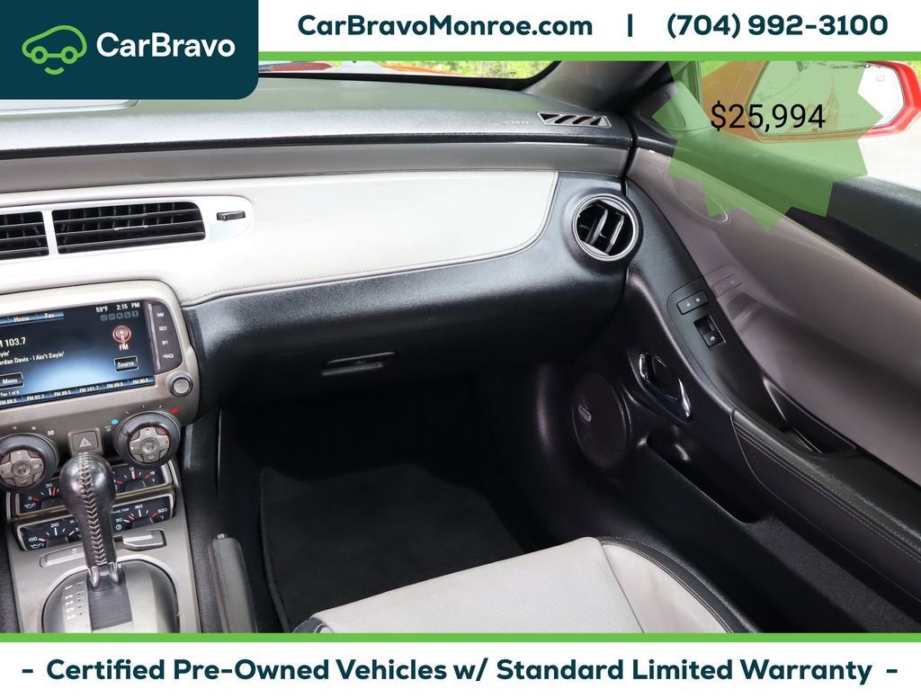 2015 Chevrolet Camaro 2dr Conv SS w/2SS