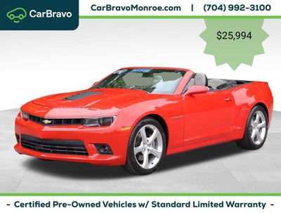 2015 Chevrolet Camaro 2dr Conv SS w/2SS