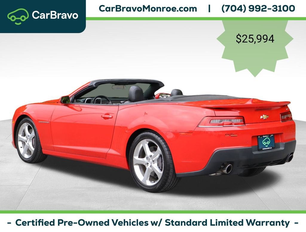2015 Chevrolet Camaro 2dr Conv SS w/2SS