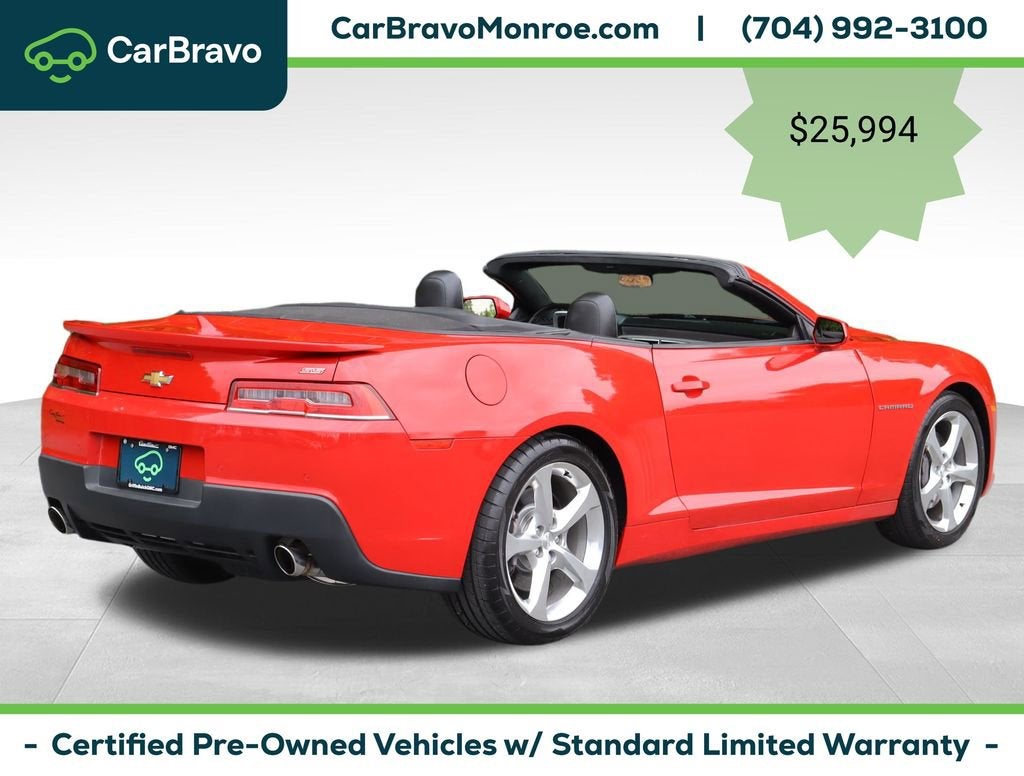 2015 Chevrolet Camaro 2dr Conv SS w/2SS
