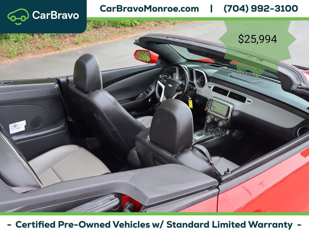 2015 Chevrolet Camaro 2dr Conv SS w/2SS