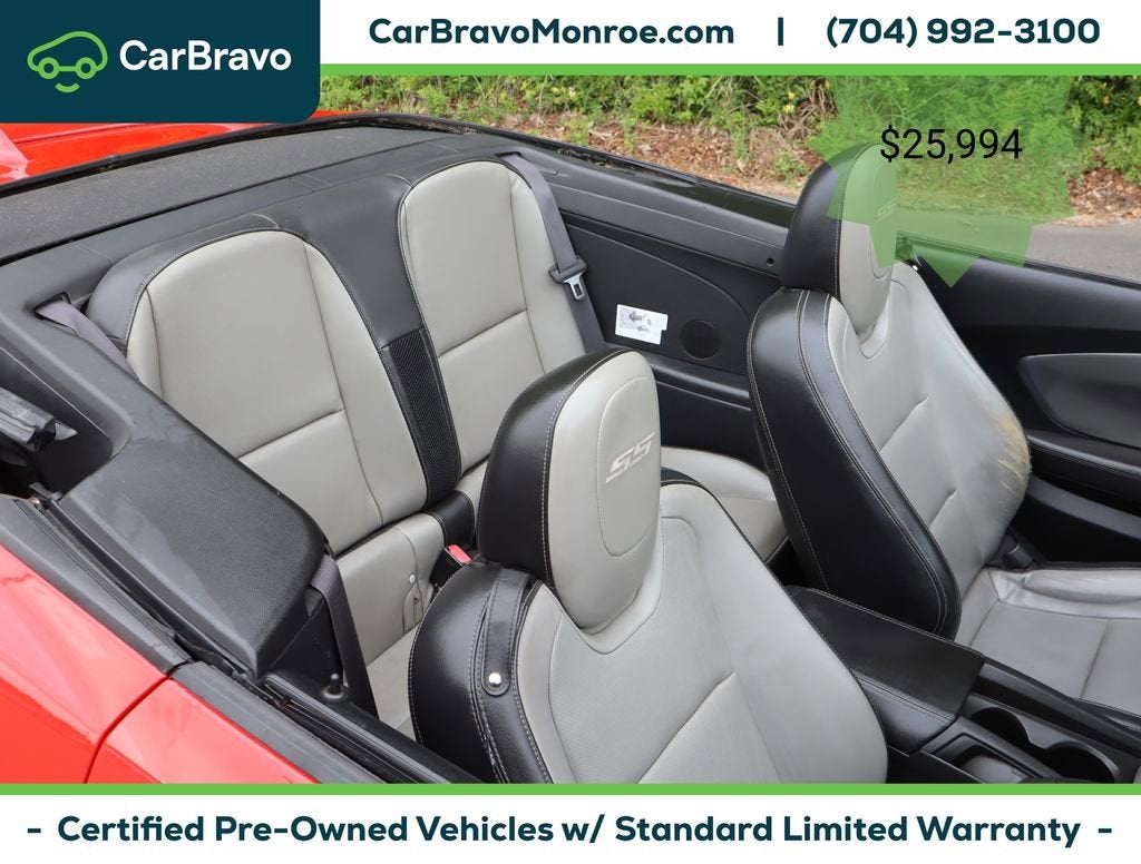 2015 Chevrolet Camaro 2dr Conv SS w/2SS