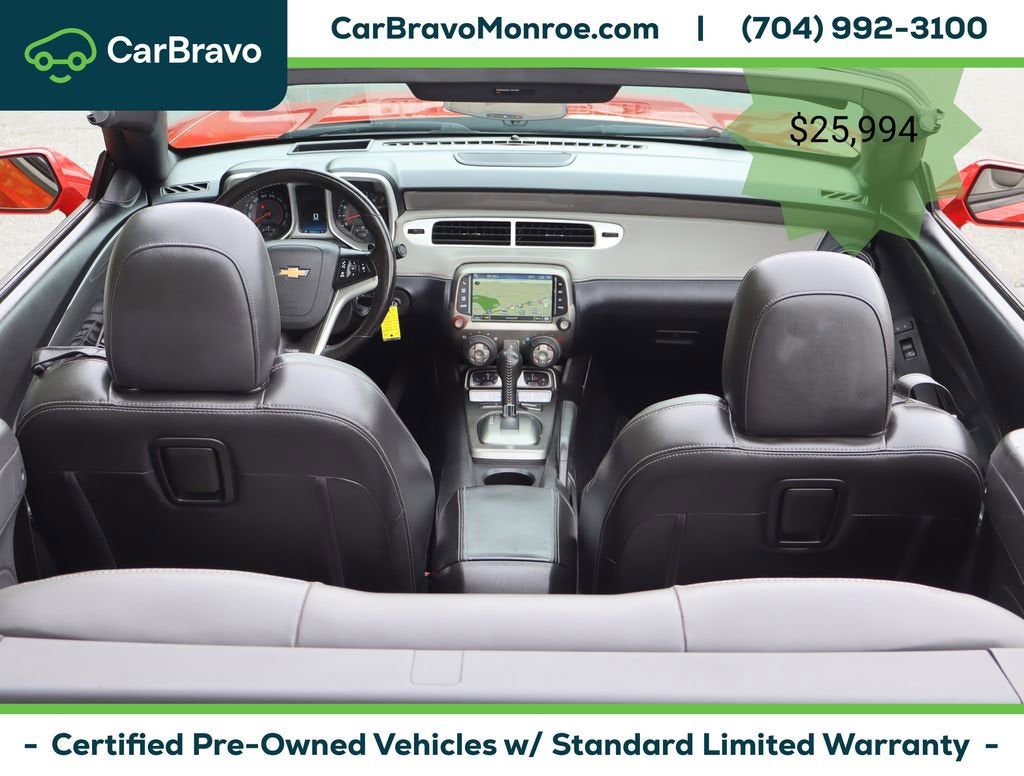 2015 Chevrolet Camaro 2dr Conv SS w/2SS