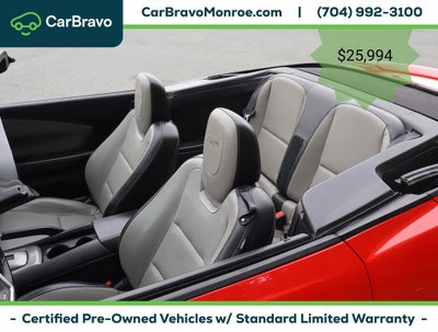 2015 Chevrolet Camaro 2dr Conv SS w/2SS