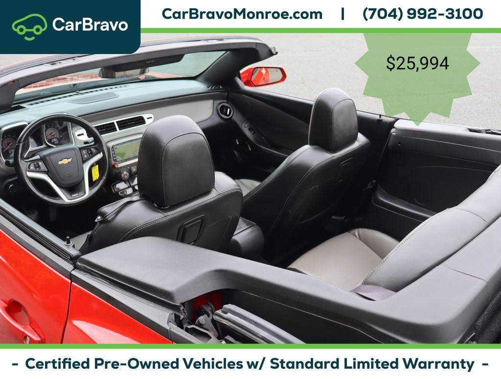 2015 Chevrolet Camaro 2dr Conv SS w/2SS