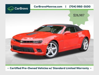 2015 Chevrolet Camaro 2dr Conv SS w/2SS