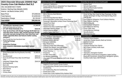 2025 Chevrolet Silverado 2500 HD High Country