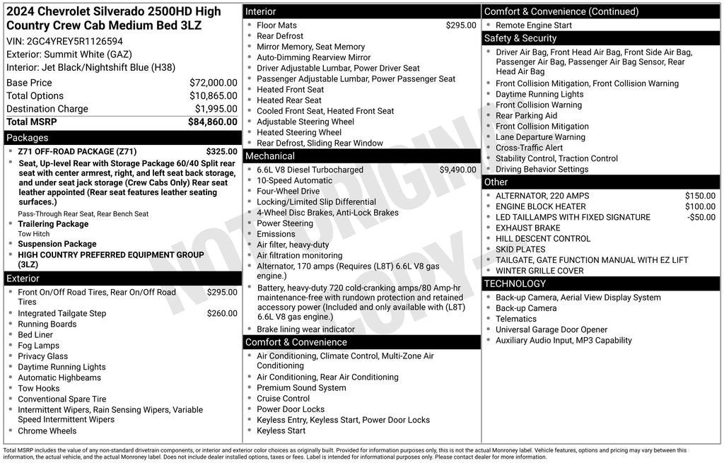 2024 Chevrolet Silverado 2500 HD High Country