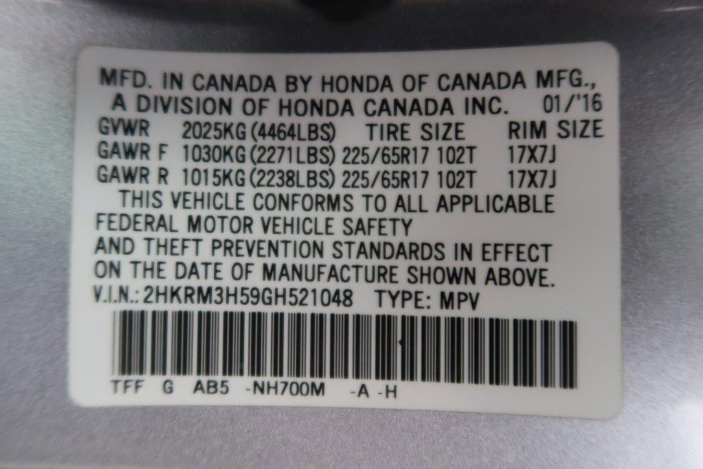 2016 Honda CR-V 2WD 5dr EX