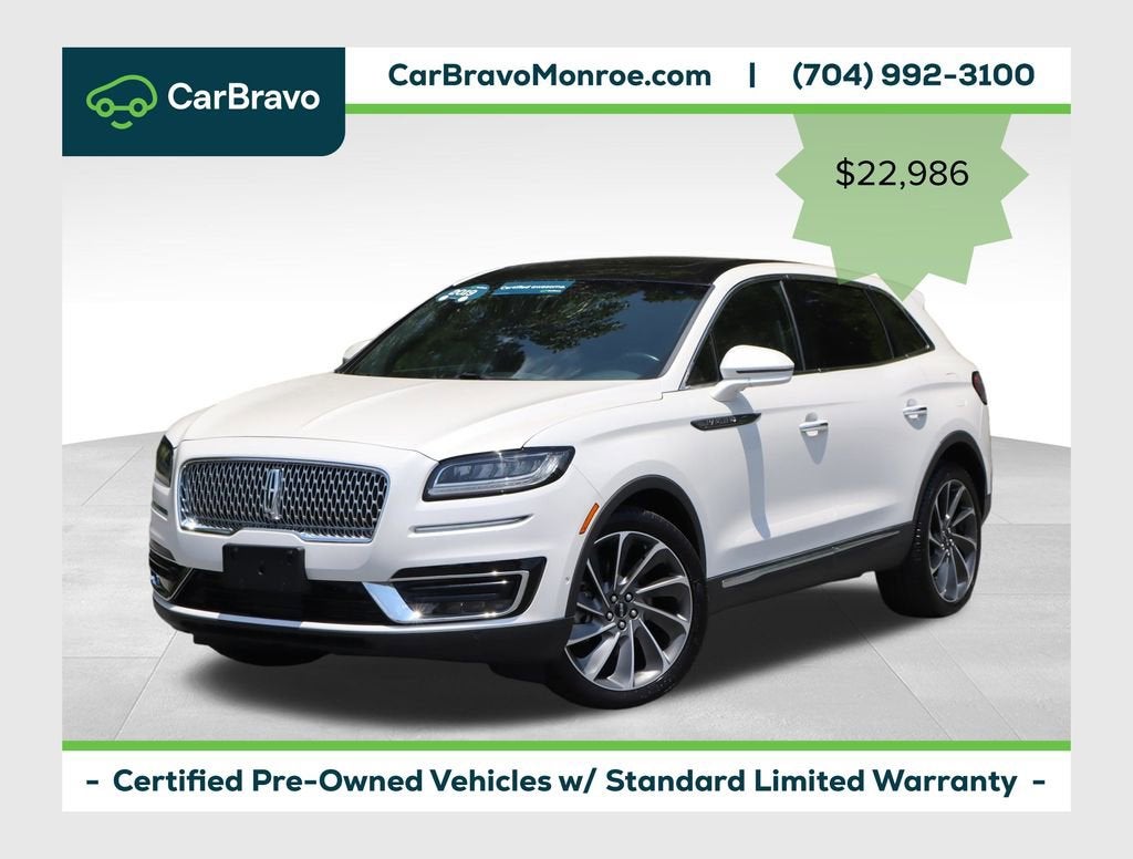 2019 Lincoln Nautilus Reserve