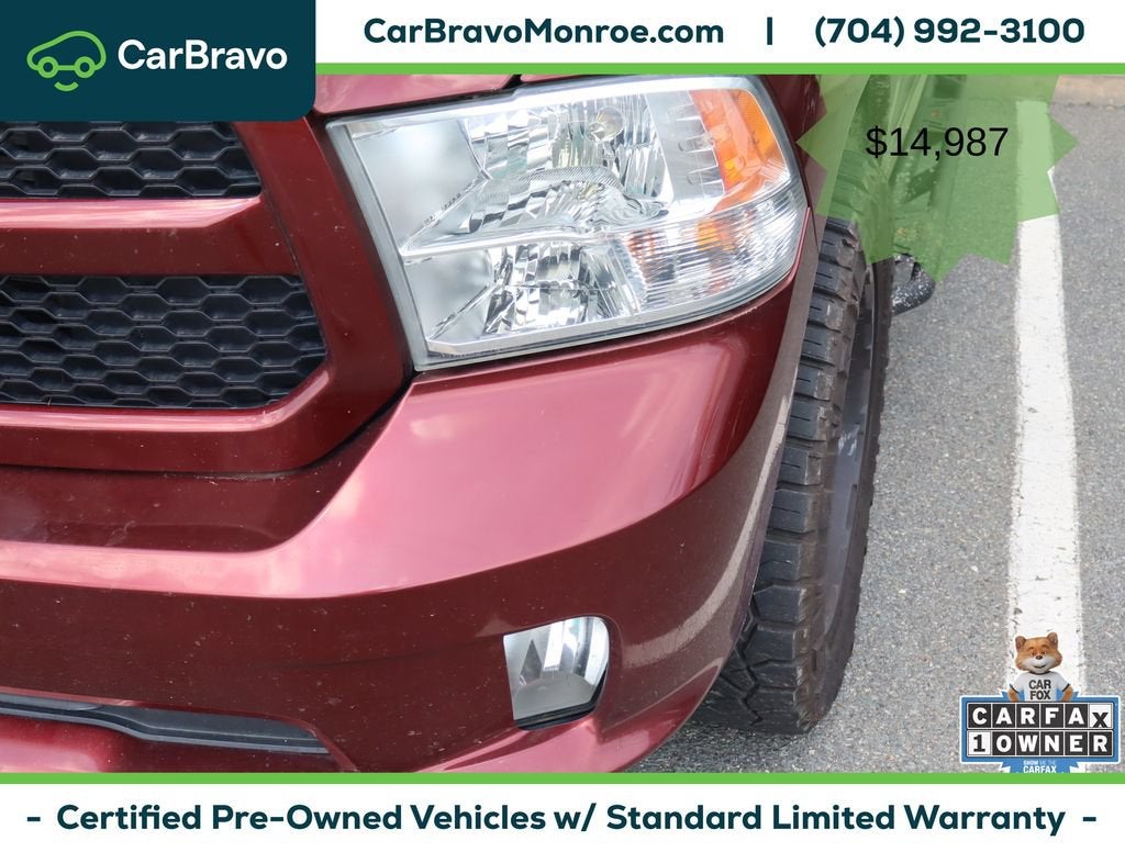 2017 RAM 1500 Express Crew Cab 4x4 5'7" Box