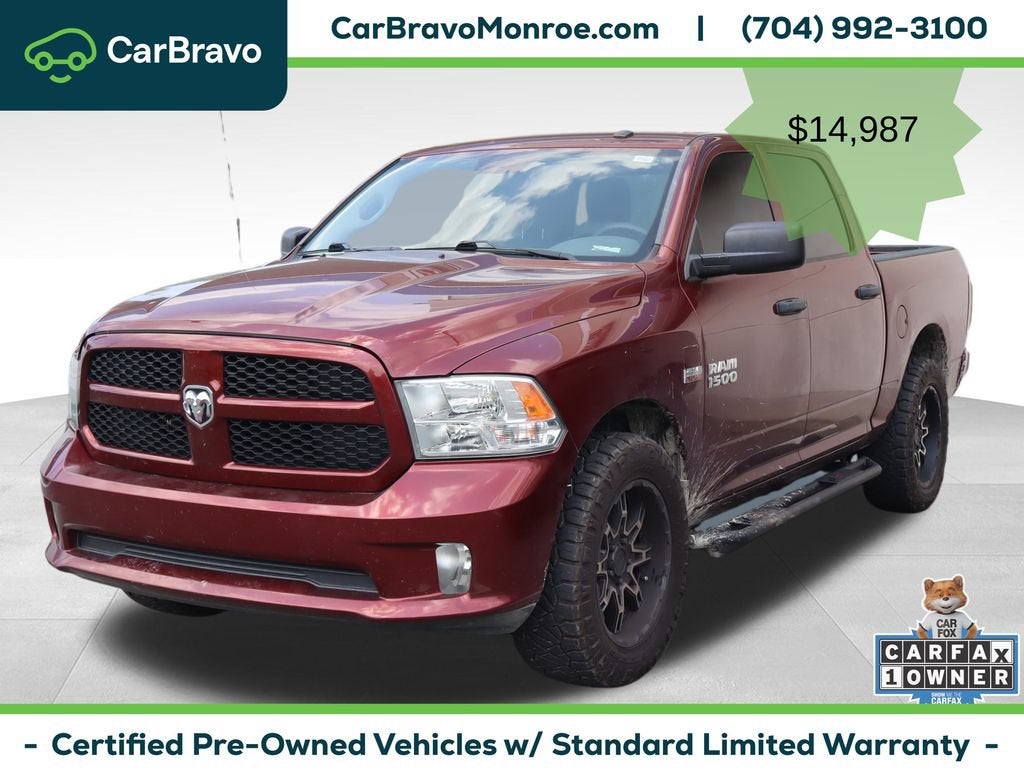 2017 RAM 1500 Express Crew Cab 4x4 5'7" Box