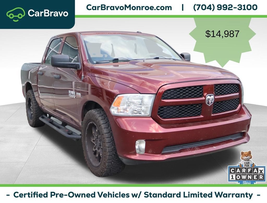 2017 RAM 1500 Express Crew Cab 4x4 5'7" Box