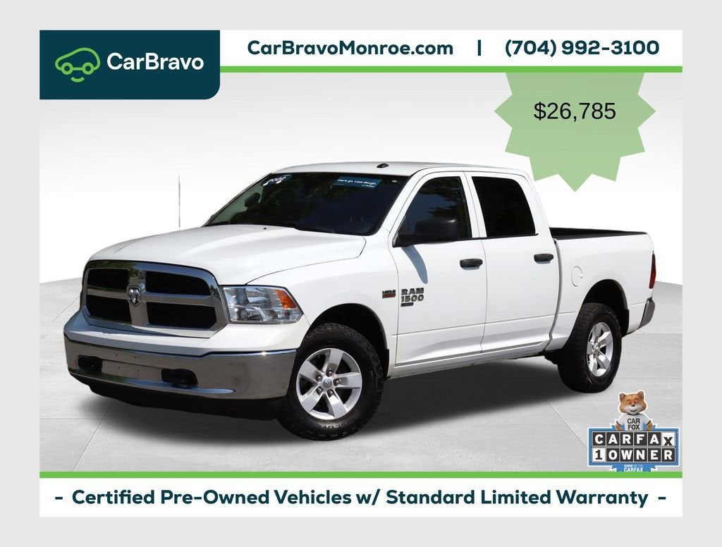 2022 RAM 1500 Classic Tradesman 4x4 Crew Cab 5'7" Box