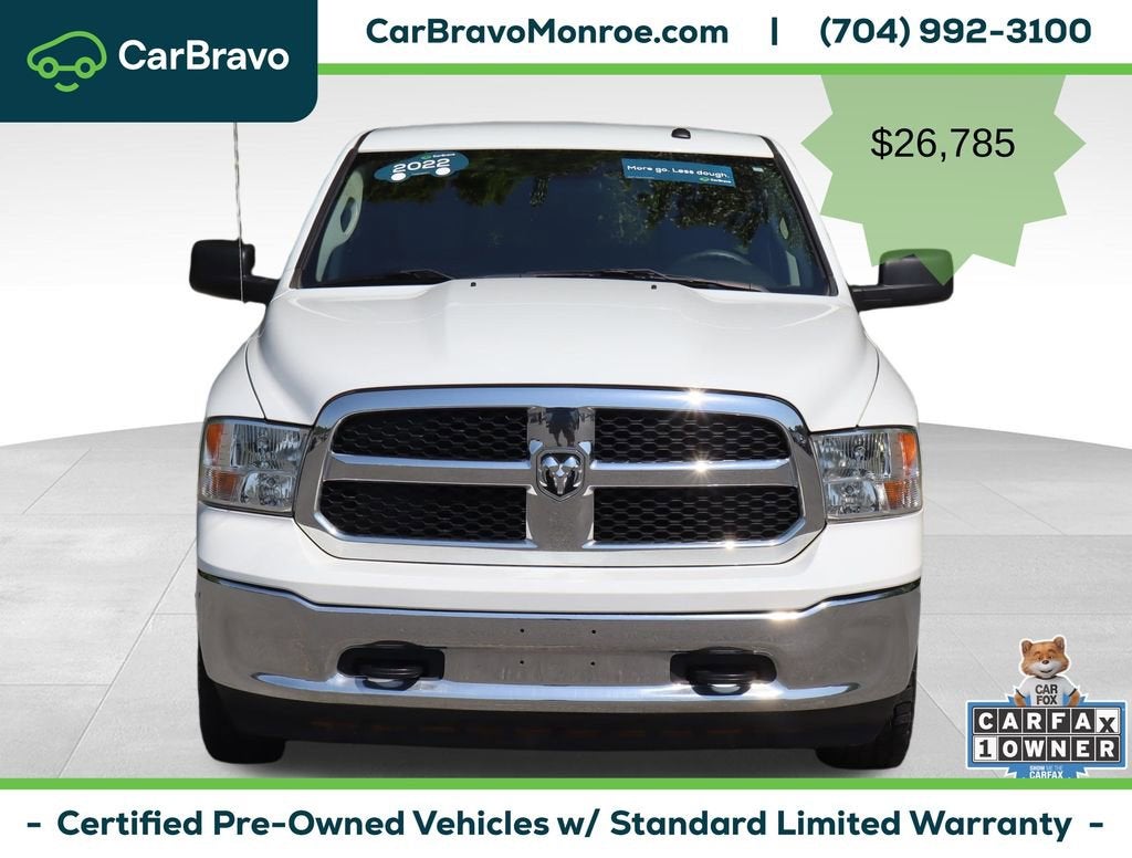 2022 RAM 1500 Classic Tradesman 4x4 Crew Cab 5'7" Box