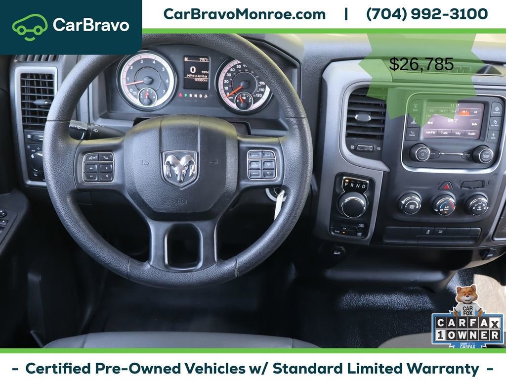 2022 RAM 1500 Classic Tradesman 4x4 Crew Cab 5'7" Box