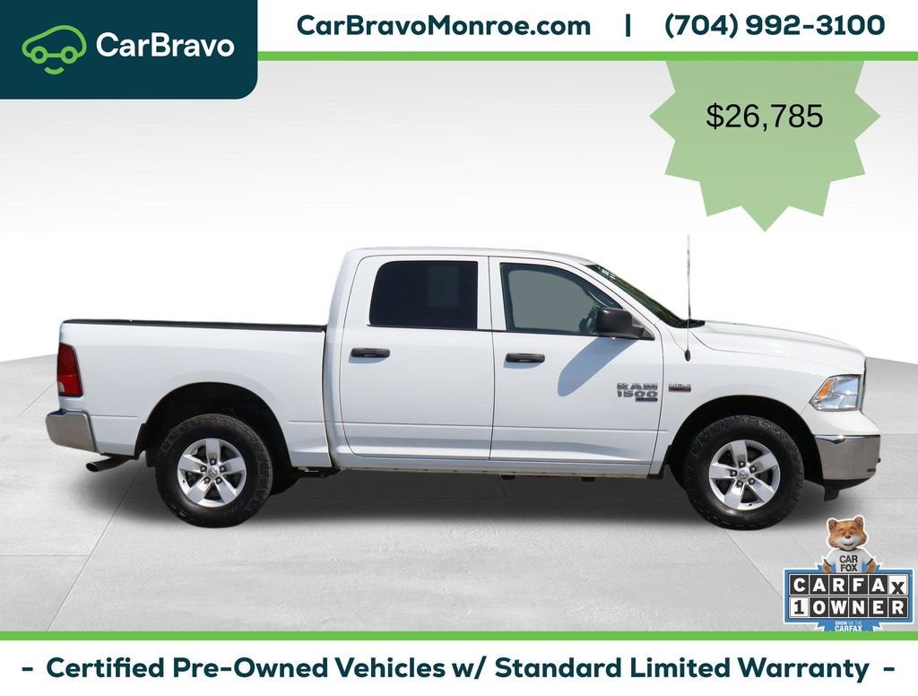 2022 RAM 1500 Classic Tradesman 4x4 Crew Cab 5'7" Box