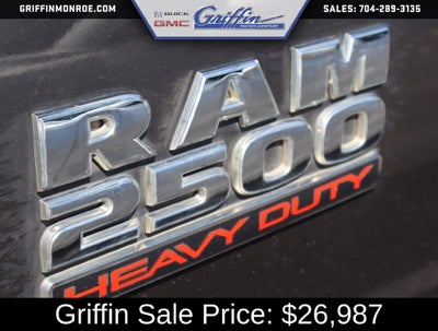 2018 RAM 2500 Tradesman Crew Cab 4x4 6'4" Box