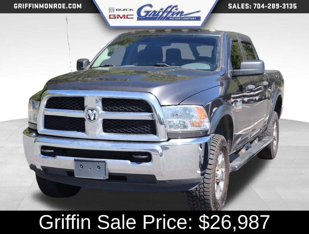 2018 RAM 2500 Tradesman Crew Cab 4x4 6'4" Box