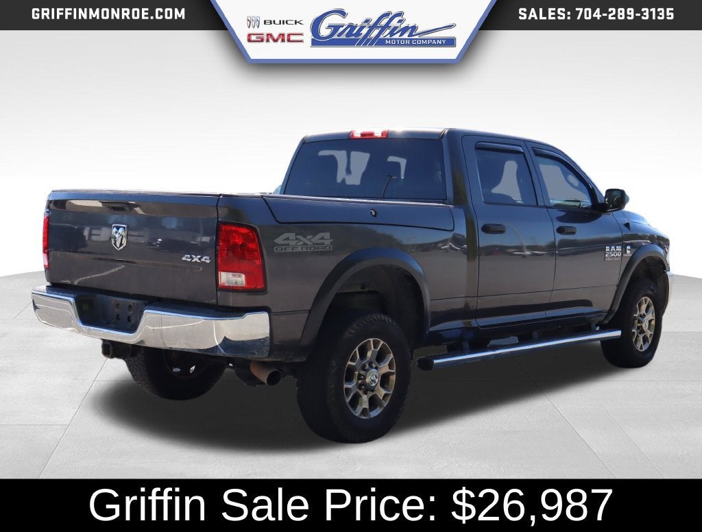 2018 RAM 2500 Tradesman Crew Cab 4x4 6'4" Box