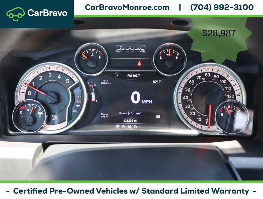 2015 RAM 2500 4WD Crew Cab 149" Outdoorsman