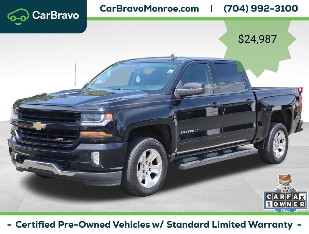2018 Chevrolet Silverado 1500 4WD Crew Cab 143.5" LT w/2LT