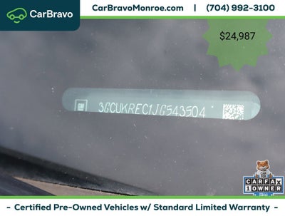2018 Chevrolet Silverado 1500 4WD Crew Cab 143.5" LT w/2LT