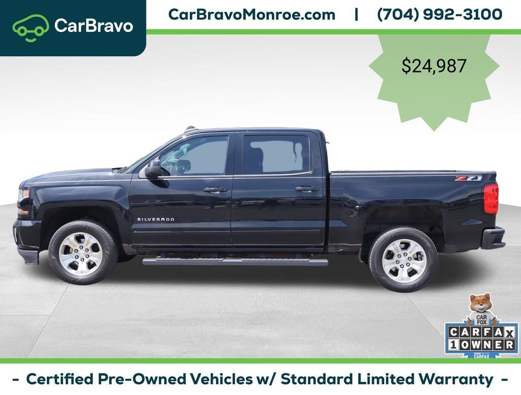2018 Chevrolet Silverado 1500 4WD Crew Cab 143.5" LT w/2LT