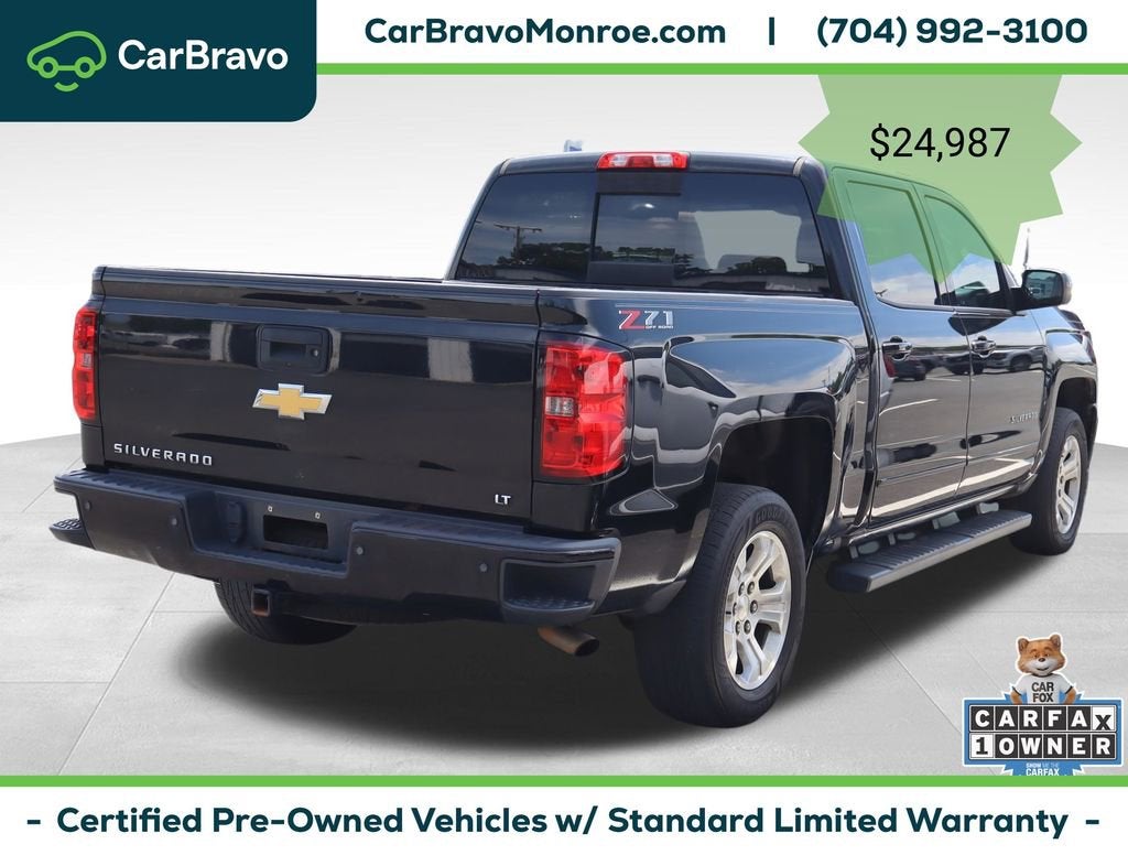 2018 Chevrolet Silverado 1500 4WD Crew Cab 143.5" LT w/2LT