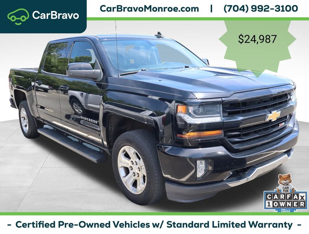 2018 Chevrolet Silverado 1500 4WD Crew Cab 143.5" LT w/2LT
