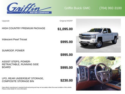 2016 Chevrolet Silverado 1500 High Country
