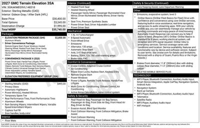 2027 GMC Terrain Elevation