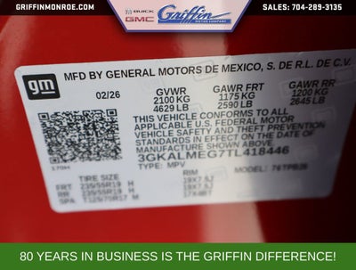2026 GMC Terrain Elevation