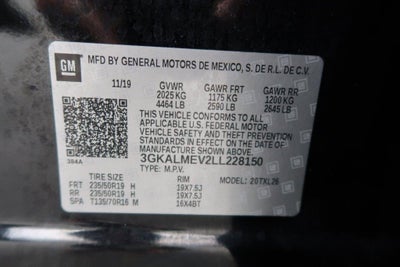 2020 GMC Terrain FWD 4dr SLE