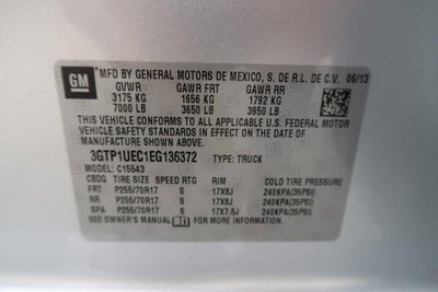 2014 GMC Sierra 1500 2WD Crew Cab 143.5" SLE