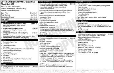2015 GMC Sierra 1500 SLT