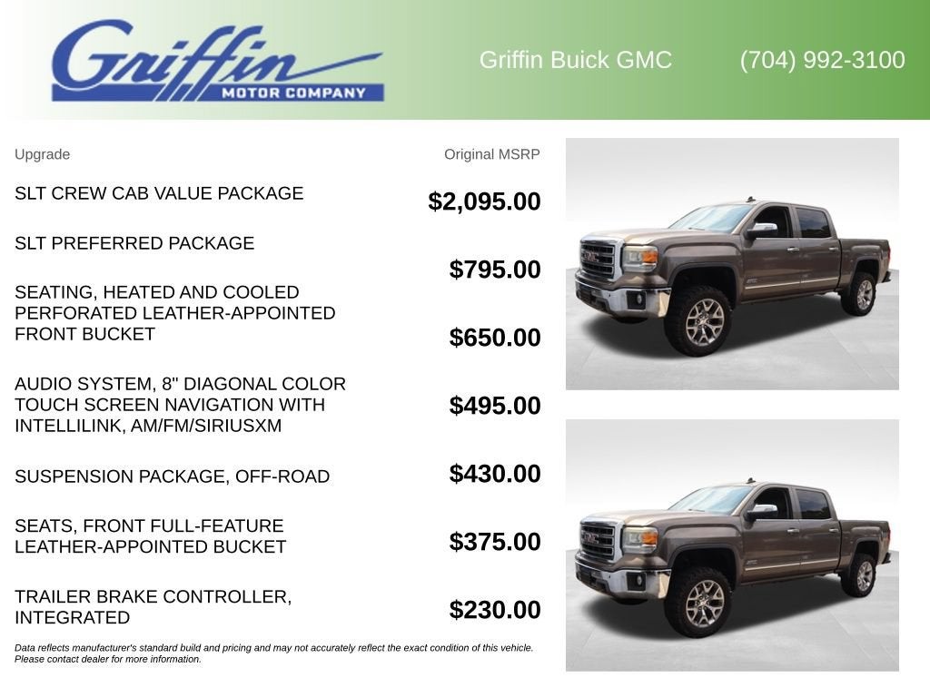2015 GMC Sierra 1500 SLT