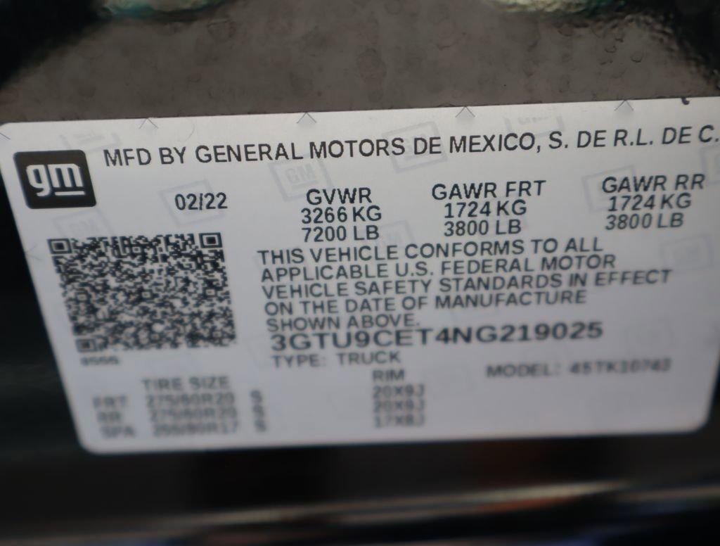 2022 GMC Sierra 1500 Limited 4WD Crew Cab 157" Elevation