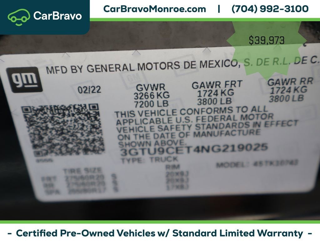 2022 GMC Sierra 1500 Limited 4WD Crew Cab 157" Elevation