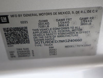 2021 GMC Sierra 1500 SLT