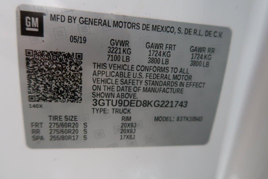 2019 GMC Sierra 1500 4WD Crew Cab 147" SLT