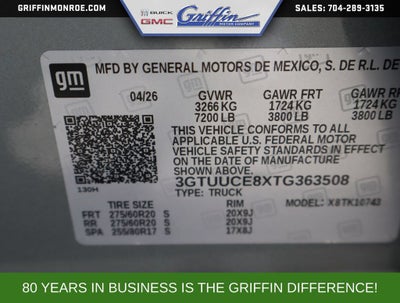 2026 GMC Sierra 1500 Elevation