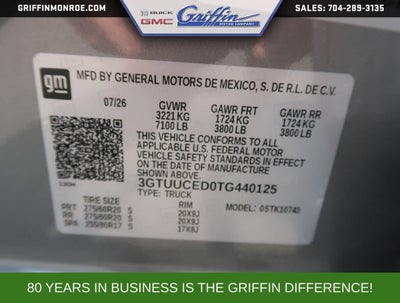 2026 GMC Sierra 1500 Elevation