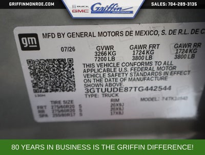 2026 GMC Sierra 1500 SLT