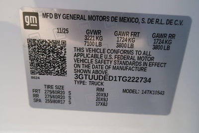 2026 GMC Sierra 1500 SLT